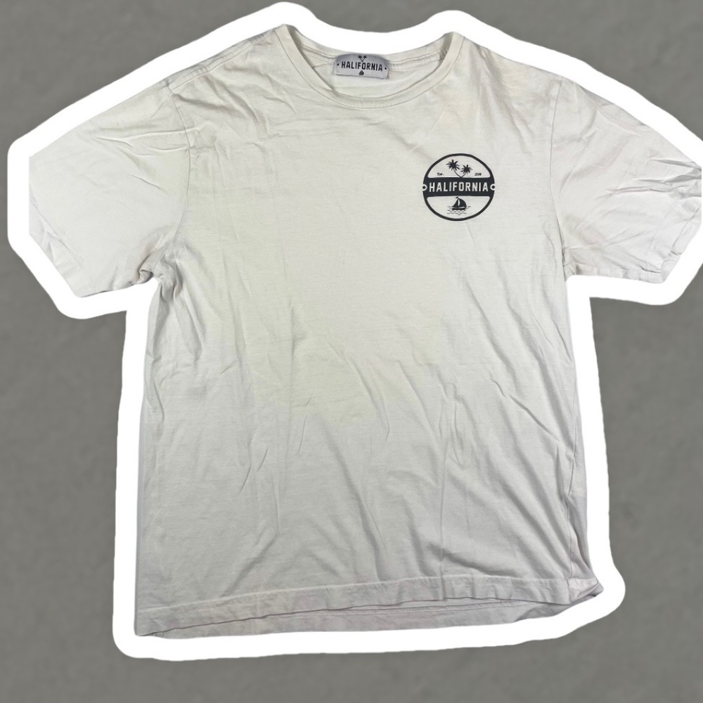 Halifornia white T-shirt size Medium